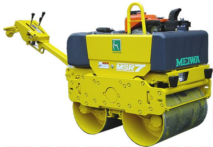 Meiwa MSR7 Vibrator Roller Compactor Diesel Engine-Japan