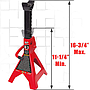 JACK STAND 3 TON CAPACITY & SELF LOCKING SUPPORT