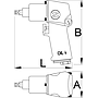 UNIOR 1/2" AIR IMPACT WRENCH  #615322